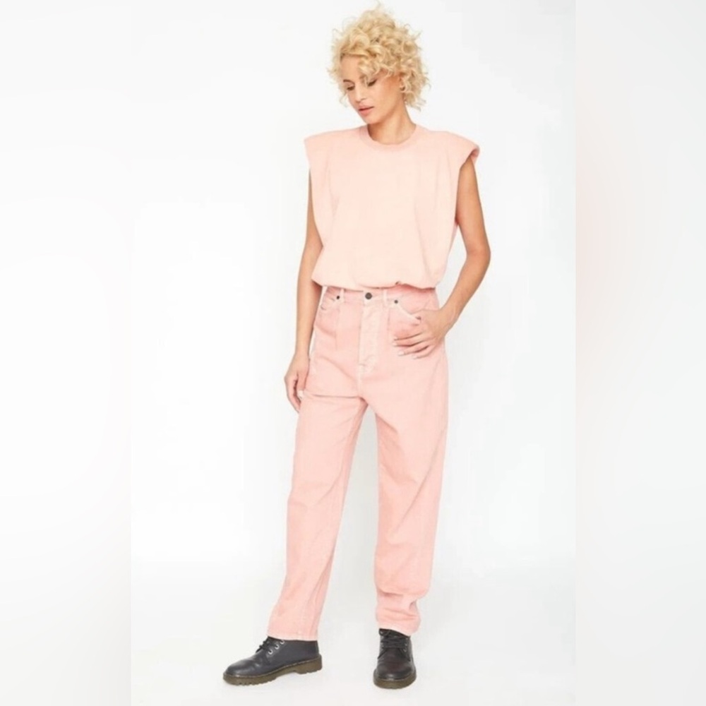 Sandrine Rose (Free People) Blush Pink pants size 27 - Picture 1 of 10
